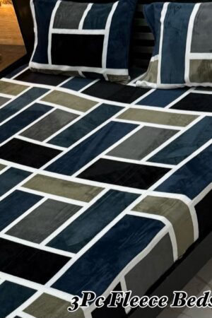 Soft Fleece Bedsheet With 2 Pillow Covers Winter Bedsheets 2025 FL-1