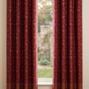 Velvet Texture Curtains Length 9 Feet Width 4.5 Feet Pack of 2