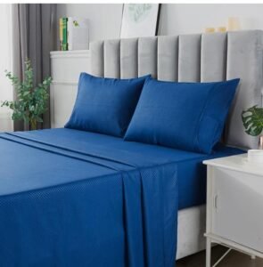 Premium Quality Plain Cotton Bedsheet With 2 Pillow Covers