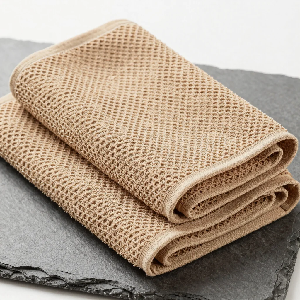 Honeycomb Weave Hand Towel Pair